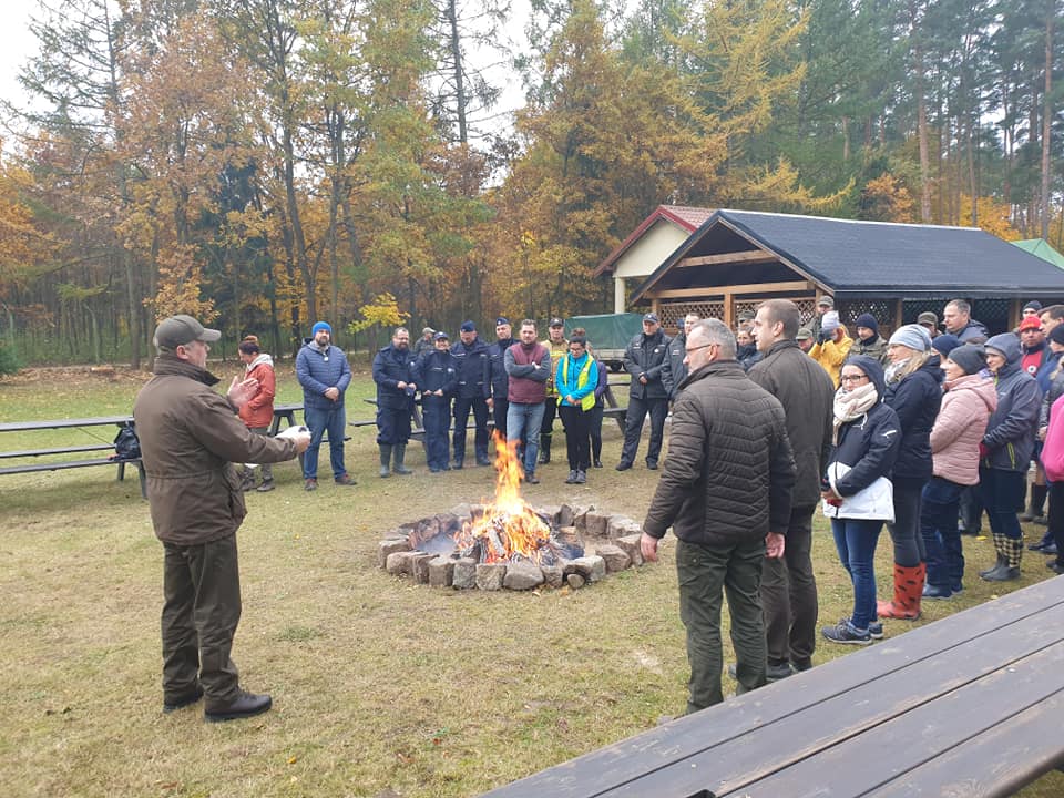 Społeczne sadzenie lasu w Nadleśnictwie Dąbrowa.